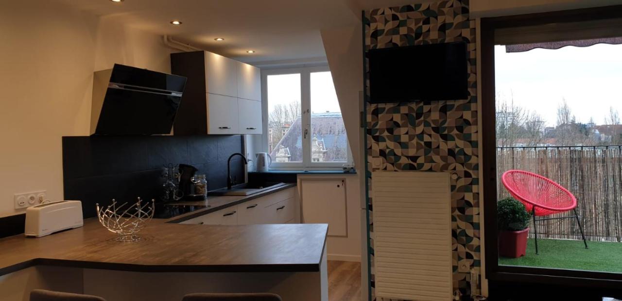 Coeur De Troyes T4 Terrasse 5Eme Etage Centre Ville Wifi Parking Εξωτερικό φωτογραφία
